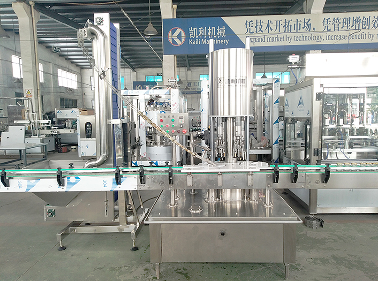 ZFG-4 fully automatic aluminum cap capping machine plastic cap sealing machine suitable for glass bottles