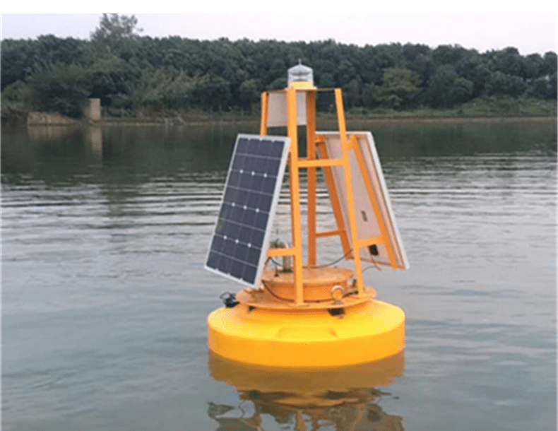 Solar panel water quality online monitoring equipment Aquaculture environmental monitoring buoy