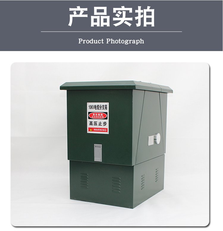 10KV outdoor DFW-12 one in two out cable branch box and cable junction box for Changgao high-voltage power supply