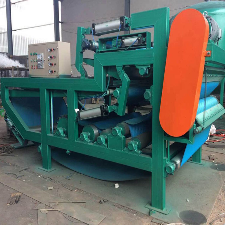 HDHDY energy-saving three net belt type sludge filter press supports customization of sludge treatment equipment