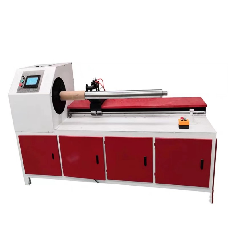 Jiangshun New Precision Cutting Machine Small Fully Automatic Single Knife Double Knife Paper Tube Cutting Machine 1200