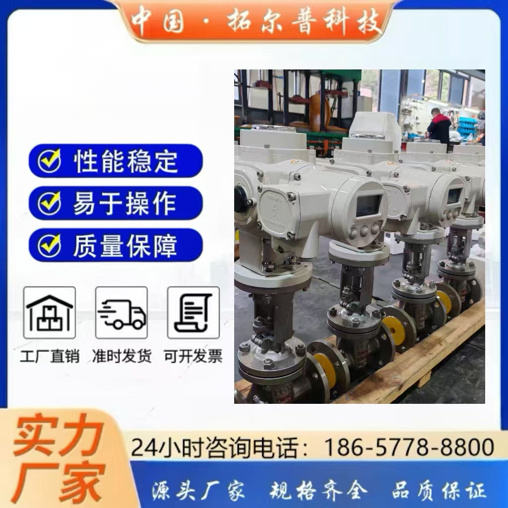 电动闸阀Z941H-16C DN40 精小型多回转电装TOP-DHZ160MK/M 电压DC24V