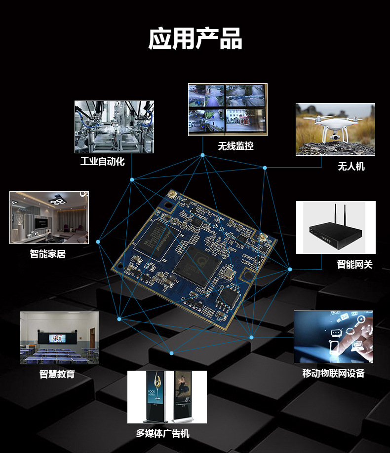 Factory customized 2.4g wireless transmission, reception, and routing module development board for data collection, monitoring, and smart home