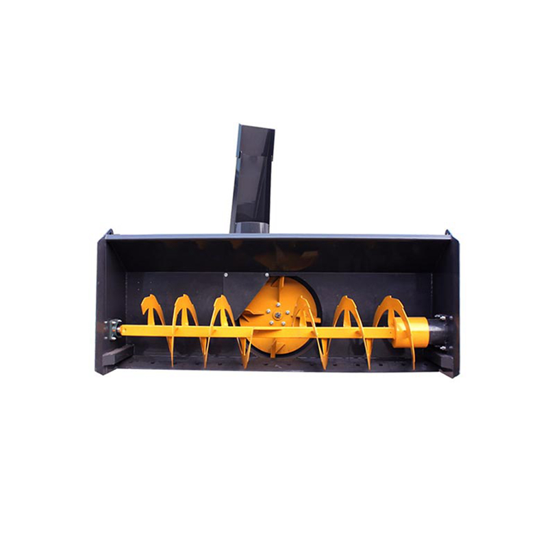 Snow throwing machine, low throw type, small snow removal property, community road snow throwing equipment, road cleaning