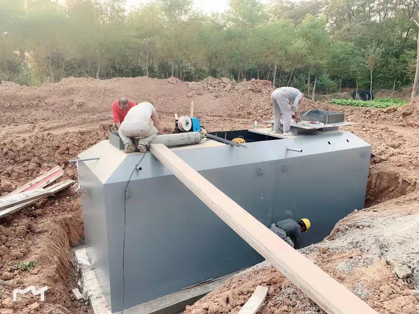 Underground living equipment integrated sewage treatment equipment rural sewage renovation