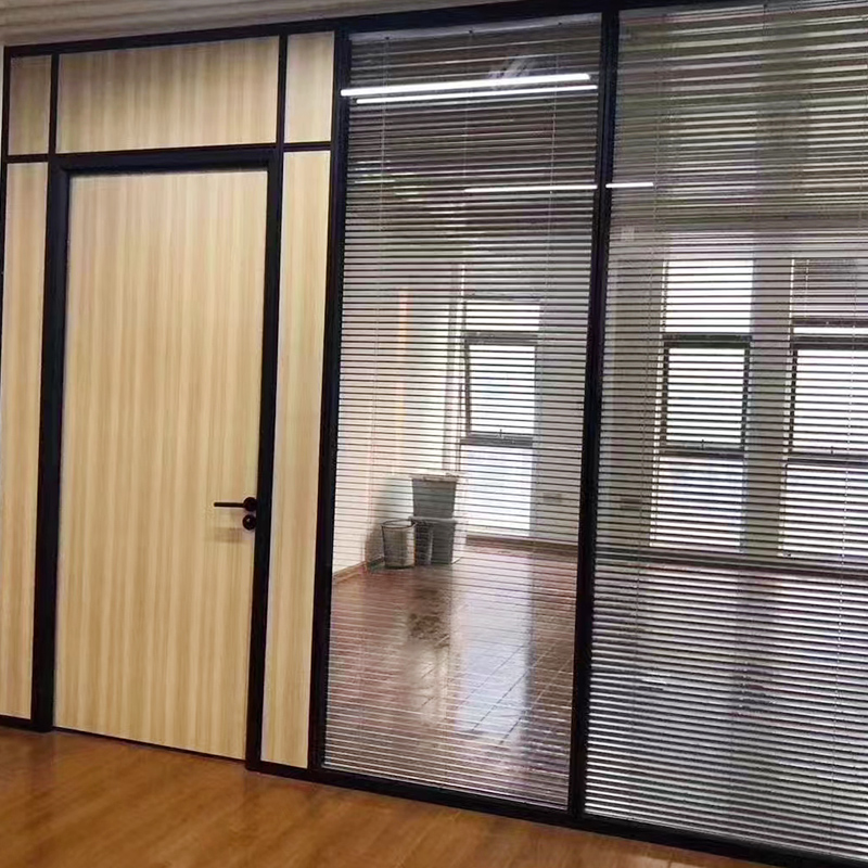 Xinchengda Office Glass Partition Wall Aluminum Alloy Louver High Partition Wall Office Partition Factory Hospital Screen