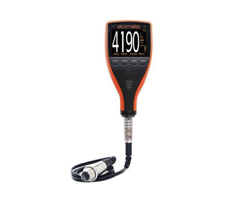 Elcometer 500涂层测厚仪测量混凝土和其他基材上的涂层厚度