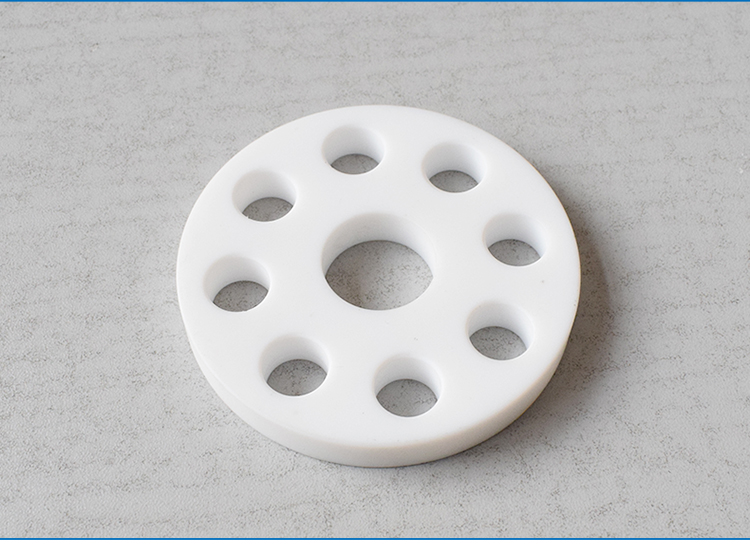 Minghongda white nylon gasket, PTFE flange gasket, PTFE flat gasket, PTFE sealing ring support customization