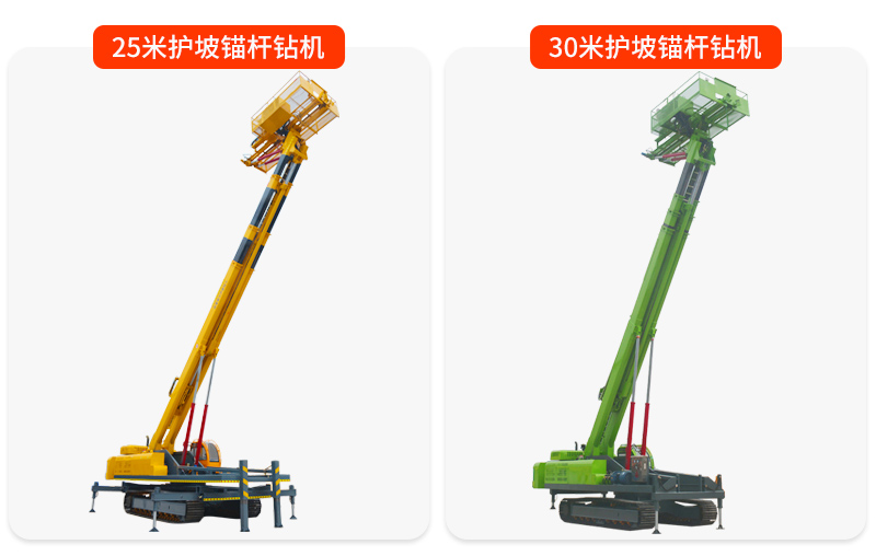 6-35 meter high lifting rock anchoring drilling rig Hydraulic crawler DTH double arm rock tunnel anchoring drilling rig