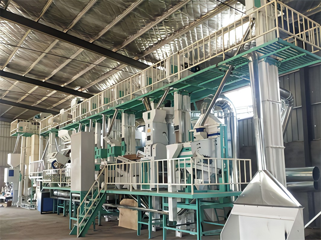 Rice production line, rice processing equipment, daily processing of 100 tons of rice production equipment manufacturer