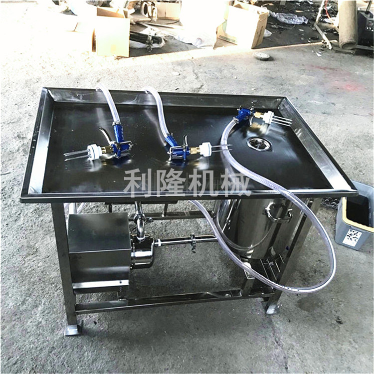 Lilong Manual Salt Water Injection Stainless Steel Pork Salt Water Injection Equipment Platform Salt Water Machine