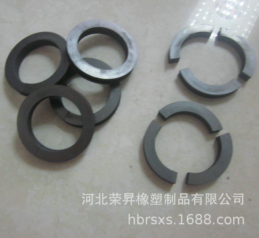 Wholesale of resin impregnated graphite sealing rings by manufacturers, wholesale of carbon sealing rings, antimony impregnated three piece rings, sample customization