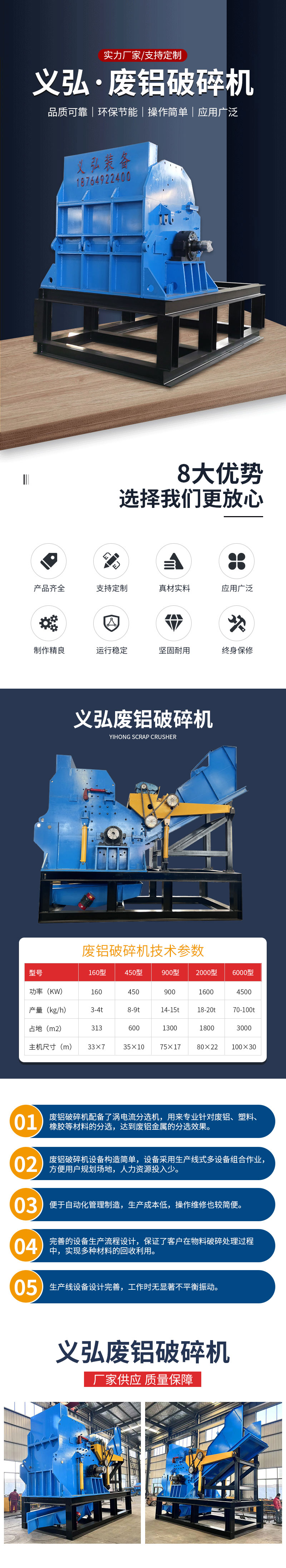 Color steel tile kneading ball machine, automobile steel plate crusher, cab crusher, scrap steel crushing equipment