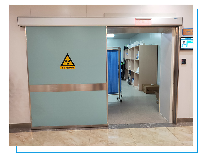 Medical protection of radiation proof lead door in hospital Electric induction of Nuclear medicine magnetic resonance molybdenum target room