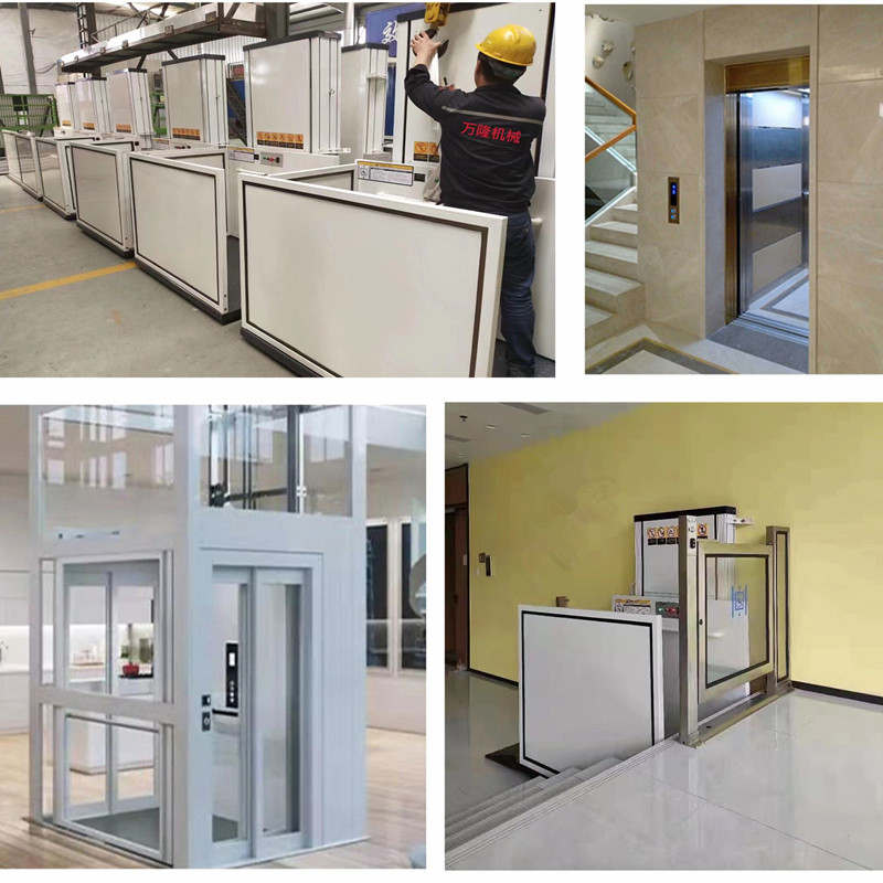 Accessible lifting platform, disabled vertical elevator, household elevator, electric wheelchair elevator