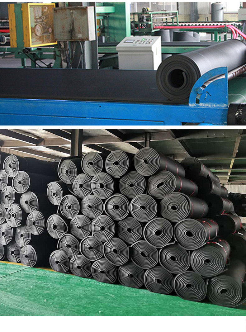 Fire protection pipeline rubber plastic insulation cotton construction Polyethylene rubber plastic board