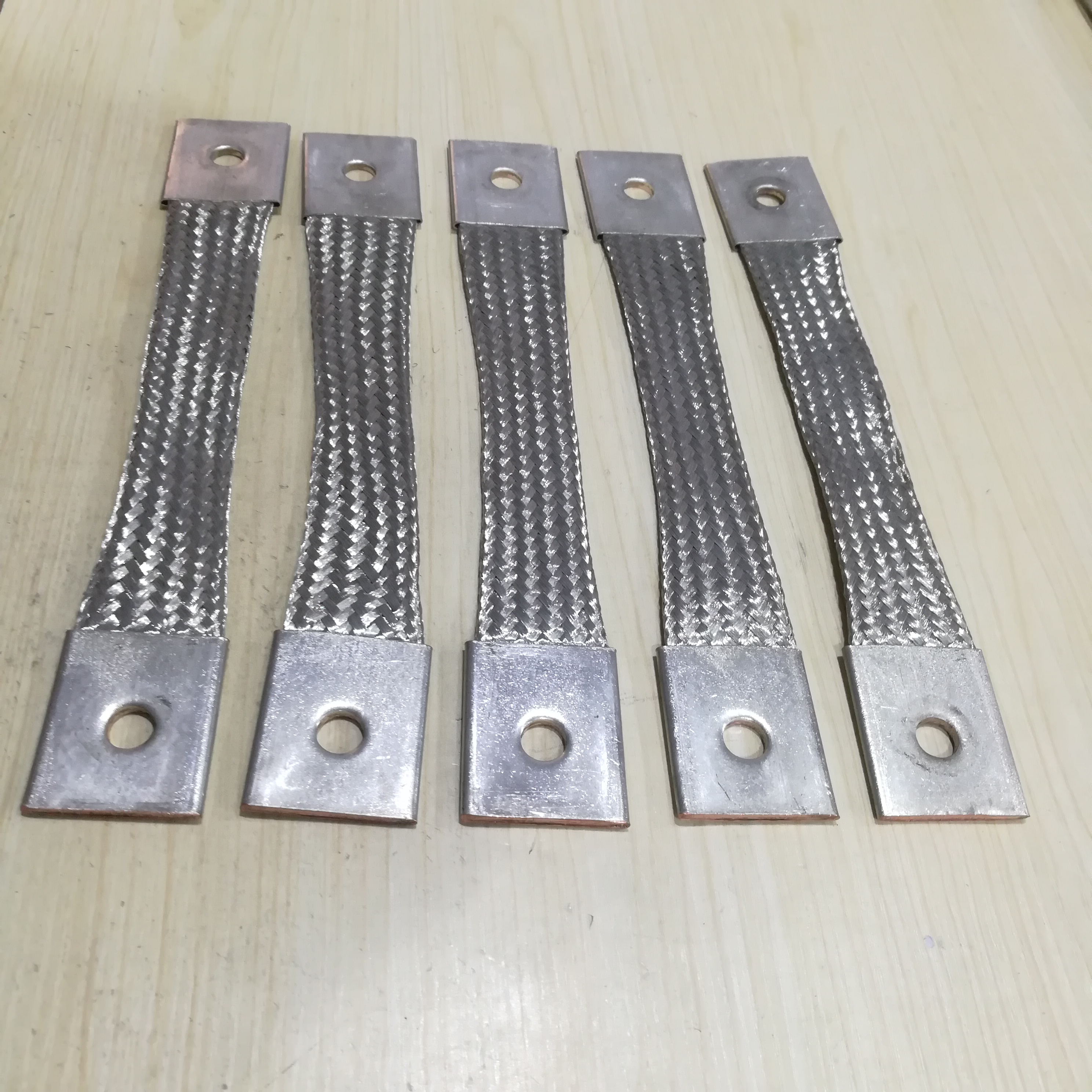 Baishili aluminum braided wire, aluminum conductive tape, aluminum braided tape for soft connection of silicon carbide rods, aluminum braided tape