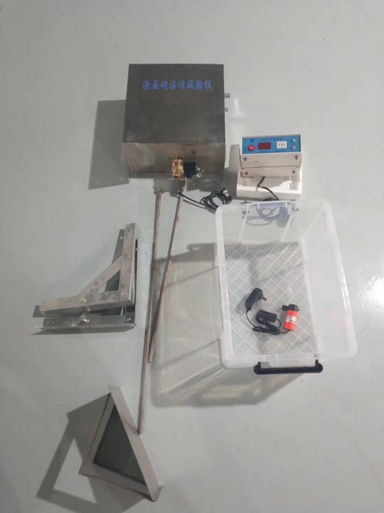 涂层耐沾污试验机 外墙内墙涂料试验仪建筑冲洗装置标准样品