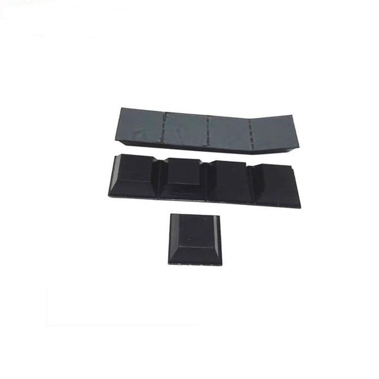 3MSJ5018 black block shockproof protective foot pad, rubber fastener, furniture protective rubber pad