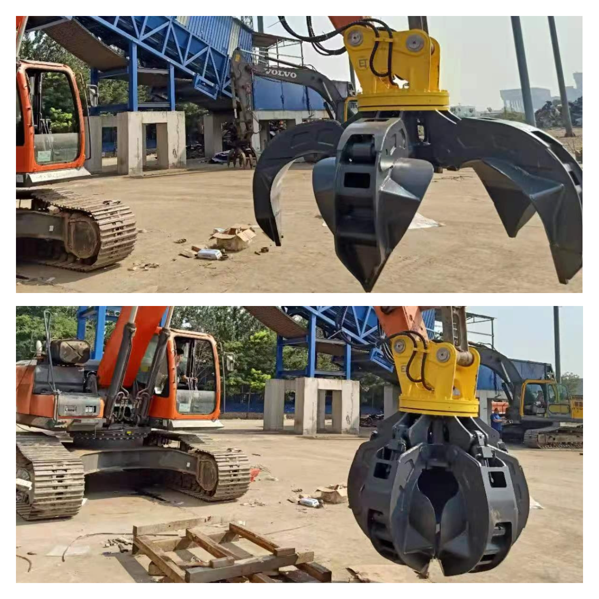 Shell excavator, grab hopper, dock unloading machine, scallop excavator, coal unloading machine