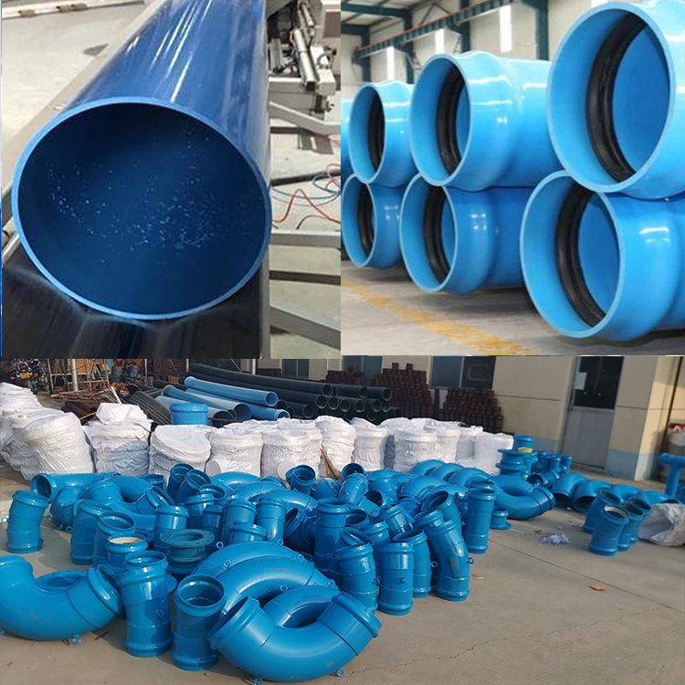 Farmland dedicated PVCO pipes PVCO biaxial oriented water supply pipes PVC-O water supply pipes 75