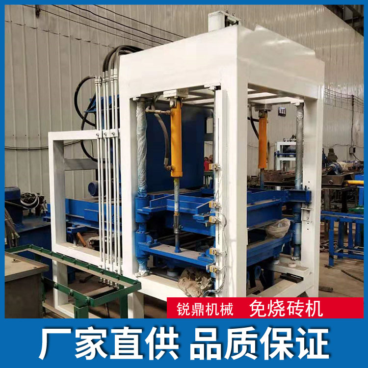 Fully automatic bridge cement pad machine QT4-20 plum blossom horse stool pad equipment Ruiding Machinery