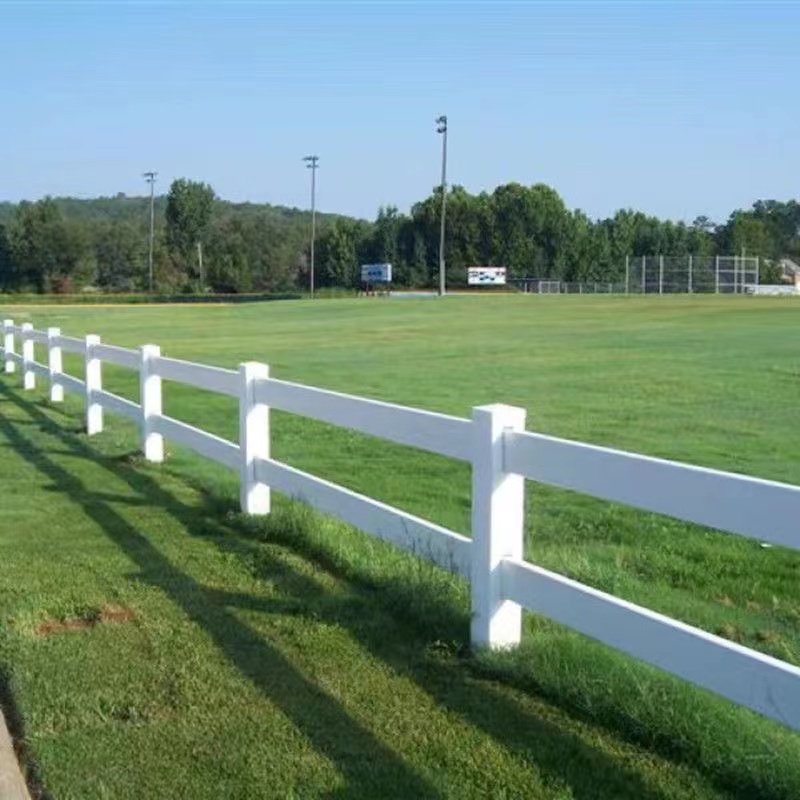 Lawn guardrail square tube assembly, green and white alternating green belt dedicated to urban central isolation fence customization