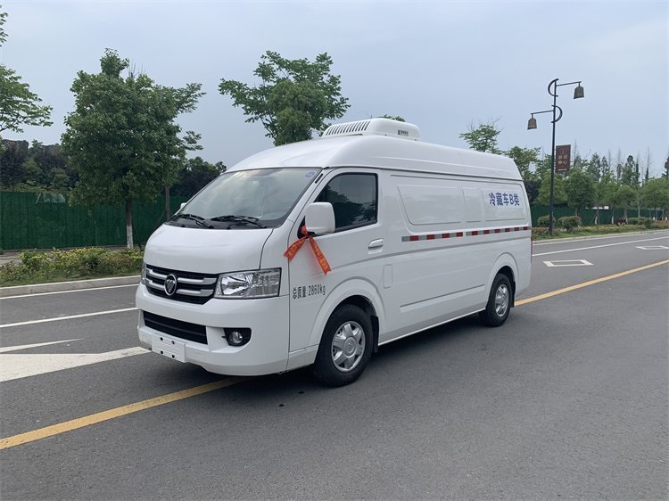 Cheng Li with backup electric Foton G7 bread refrigerated truck, small 6-square refrigerated transport truck, pharmaceutical vaccine cold chain truck