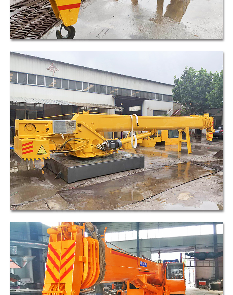 Fishing vessel fixed crane, rotating rotary arm hydraulic crane, dock crane, straight arm crane for ships, Guisheng