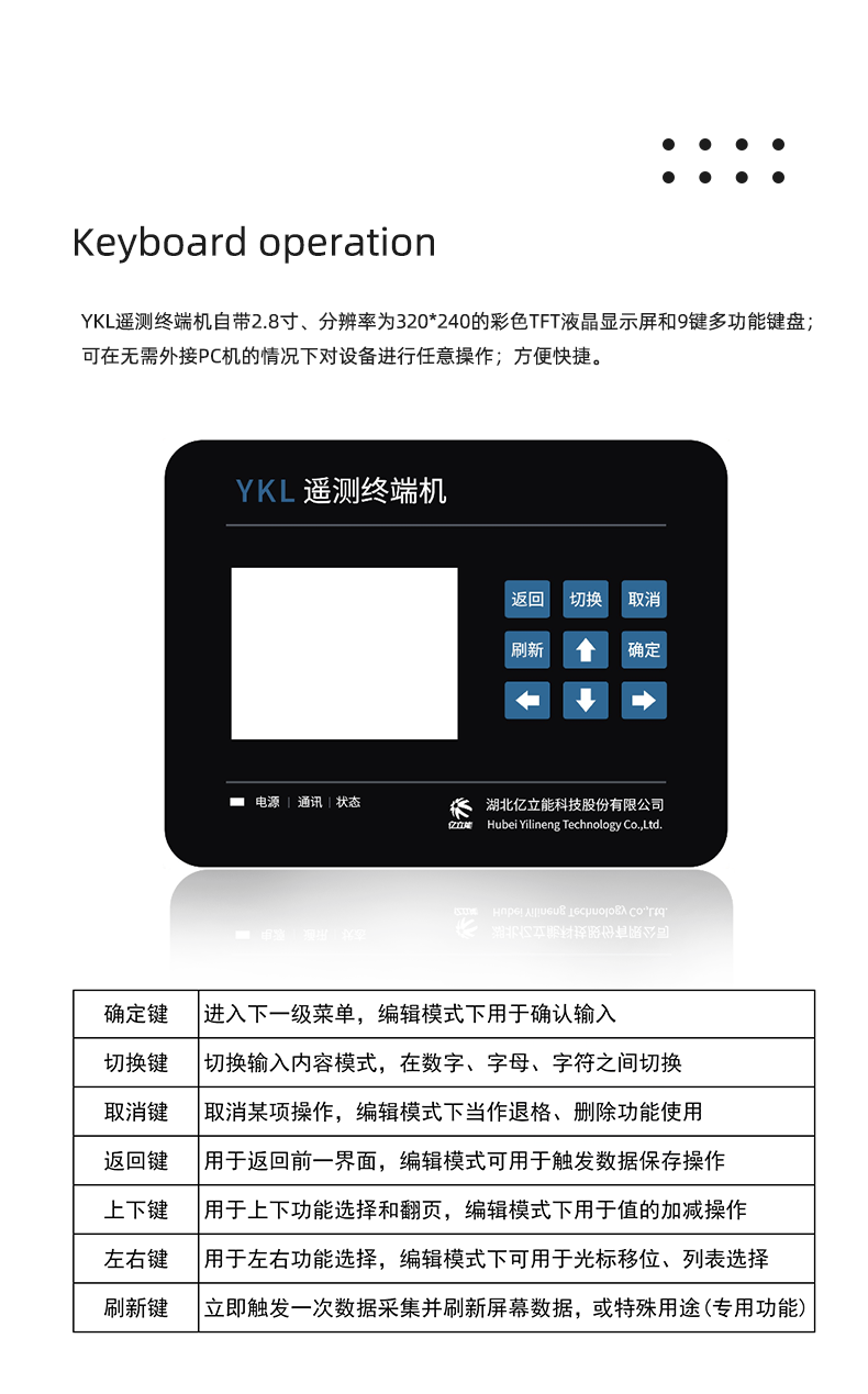 RTU device YLN-S106 telemetry terminal supports remote operation upgrade for wireless data transmission