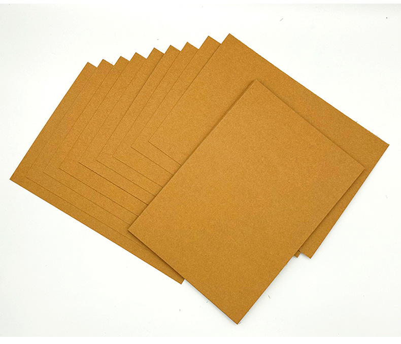 Wholesale A4 kraft paper packaging paper from manufacturers can be printed on coated roll kraft paper 80g-450g wood pulp kraft paper