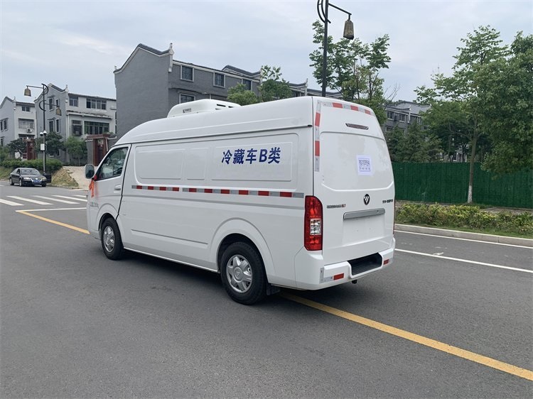 Cheng Li with backup electric Foton G7 bread refrigerated truck, small 6-square refrigerated transport truck, pharmaceutical vaccine cold chain truck