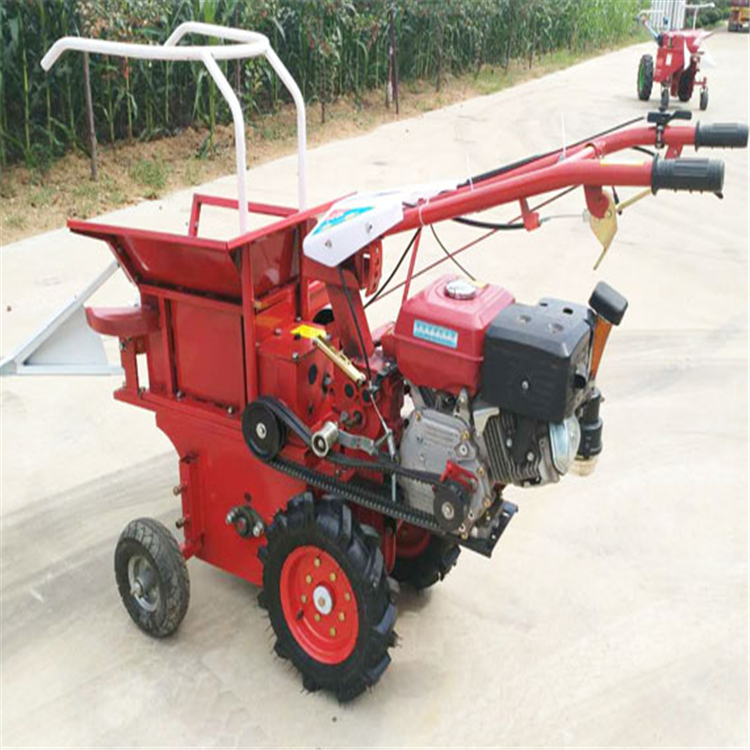 Bar breaking machine, small handheld corn harvester, single row bract rice harvesting straw integrated machine