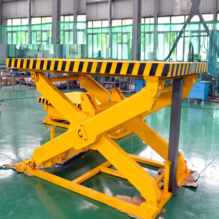 Shengli Hydraulic Lifting Platform 2-ton Fixed Scissor Fork Lifting Platform Electric Elevator Loading and Unloading Platform