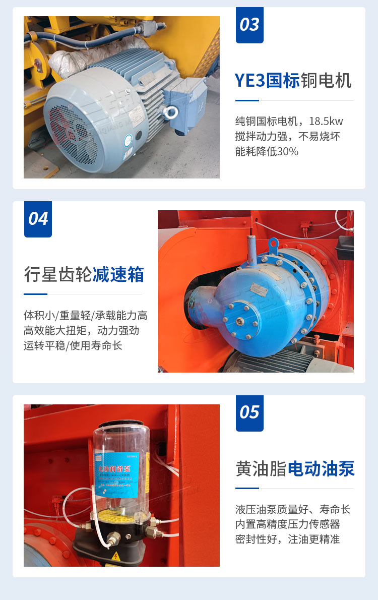 Small concrete mixer 0.5 cubic meter concrete mixer equipment with multiple models available