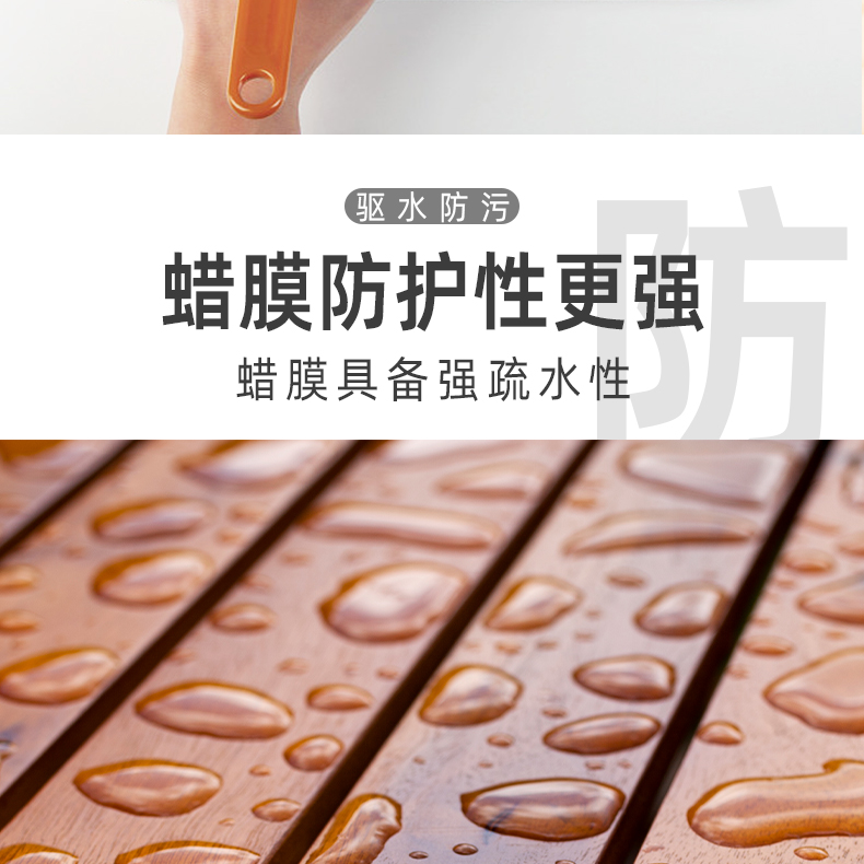 Wood wax oil anti-corrosion wood oil high hardness solid wood transparent color furniture flooring water-based semi matte wood coatings wholesale