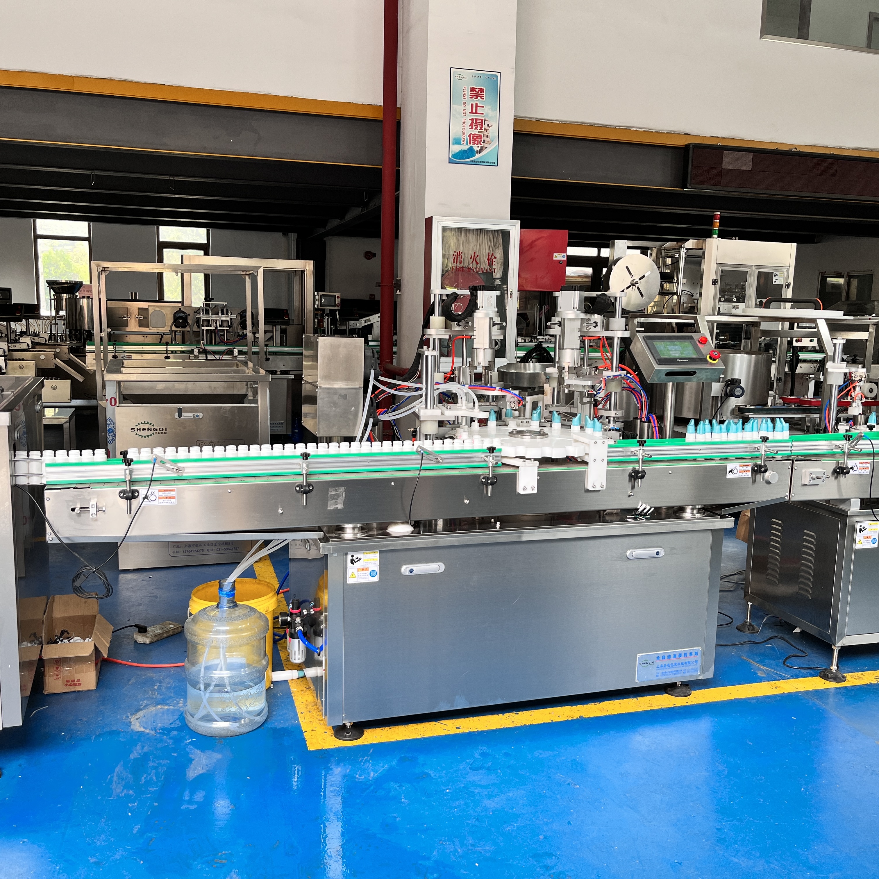 Automatic filling machine nasal care fluid filling and capping production line spray bottle filling and capping labeling production line