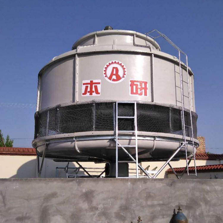 本研圆形逆流冷却塔BY-R-350T低噪音型冷却水塔包安装运费税费