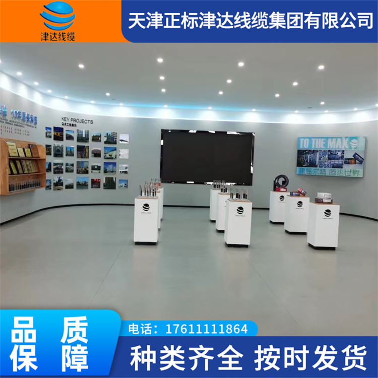 津达线缆电子仪表计算机用电缆 双屏蔽阻燃防火电线 足米定制