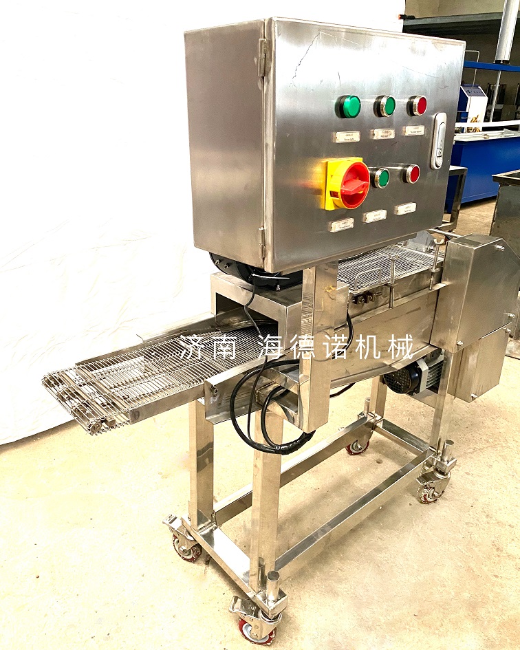 Fully automatic chicken rib wrapping machine Heidenor puffed food sizing and powder wrapping machine stainless steel material