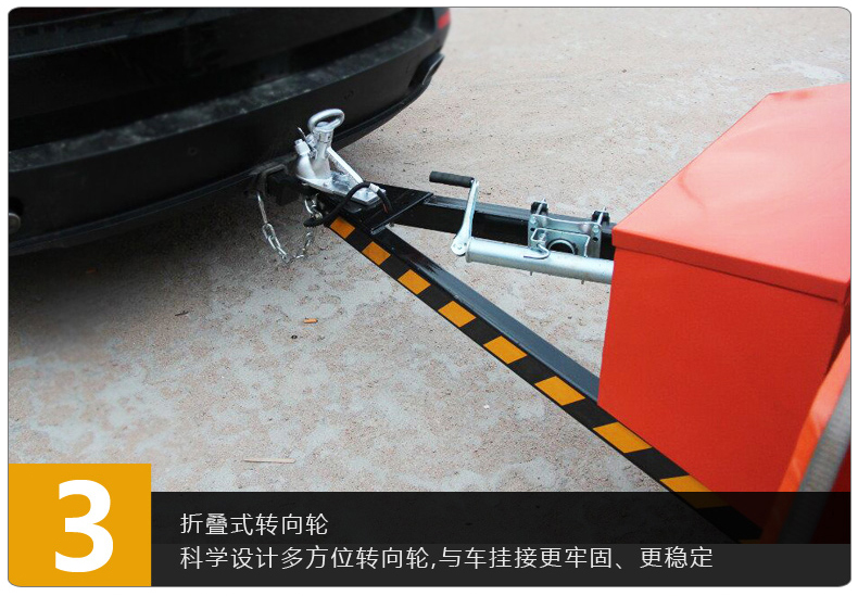 Multifunctional box type tool trailer for travel, self driving, camping, and special RV, Haiweipai