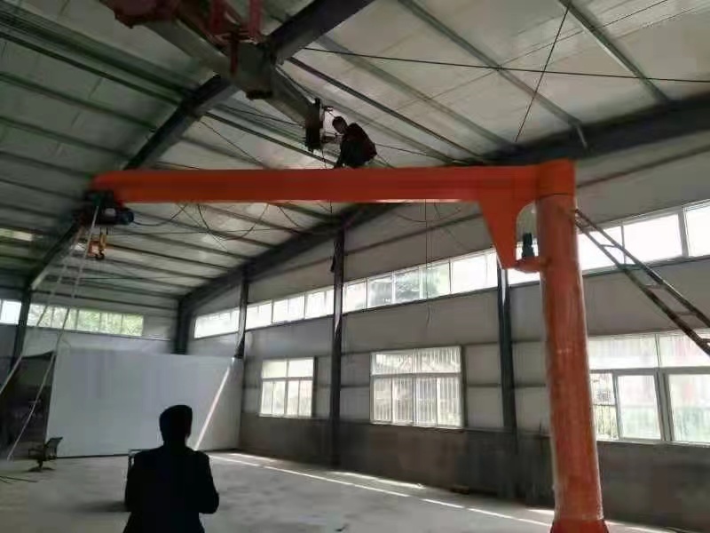 Outdoor rotating cantilever crane for industrial use, 5-ton BZ cantilever crane