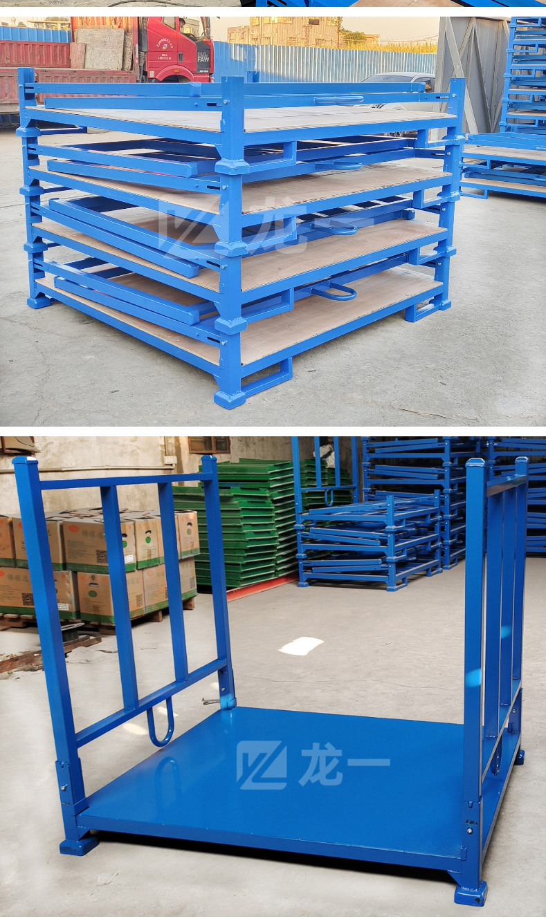Customized fabric shelves, fabric stacking racks, logistics turnover cages, dragon trucks, and fast delivery times