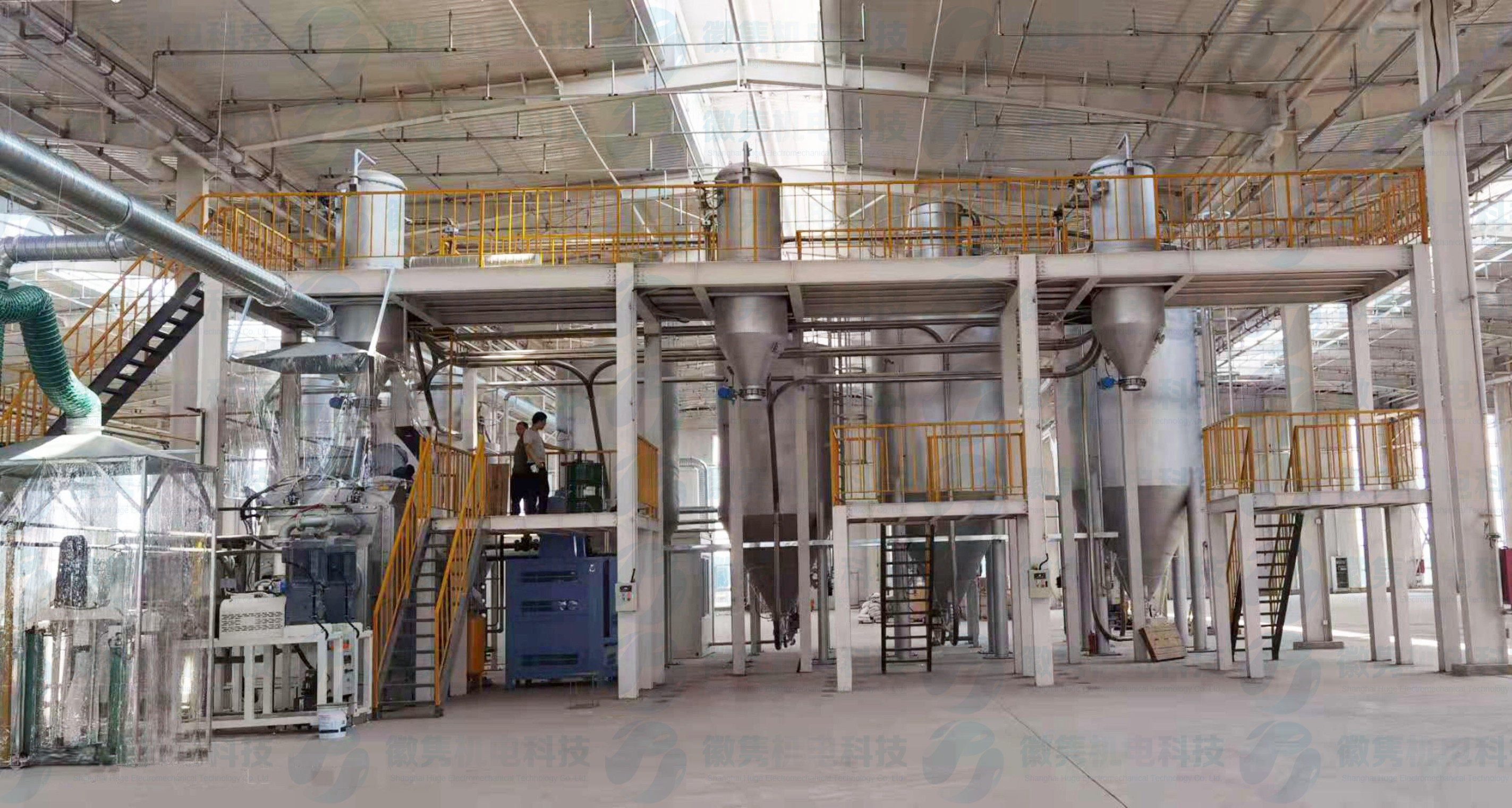 The automatic batching system for powder supply has sufficient supply of goods and a short delivery cycle