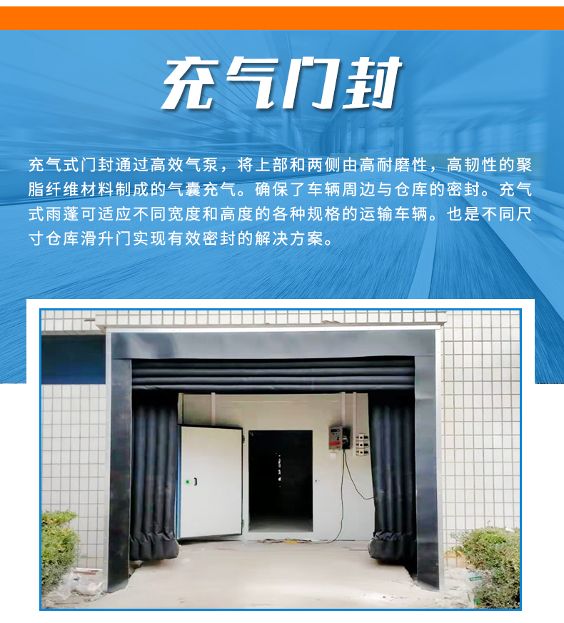 Ouno self-produced and self sold inflatable door seal, electric airbag type sealing, wear-resistant and cold resistant inflatable door seal