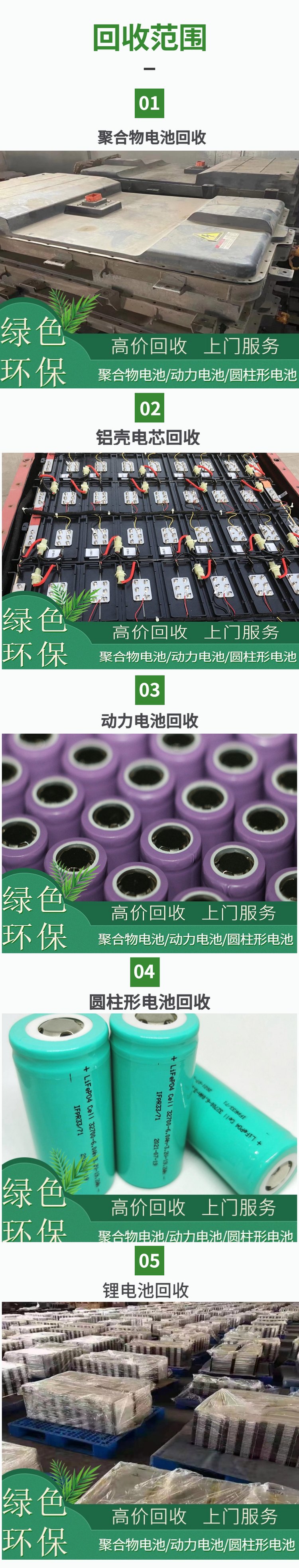 26650 Lithium Battery Recycling Company: Local merchants purchase cylindrical batteries at a high price for face-to-face transactions