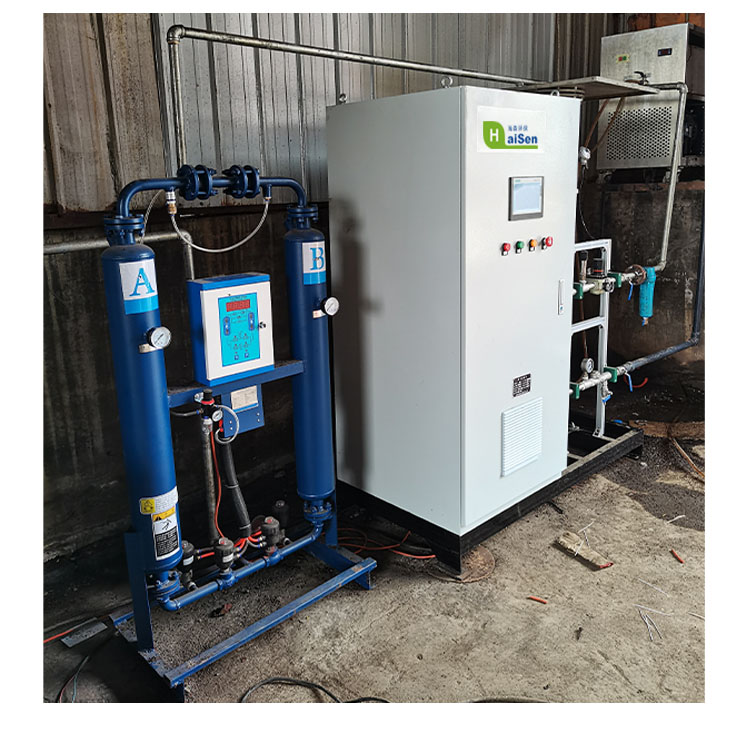 Haisen 2kg Large Ozone Generator Mobile Deodorization, Sterilization and Disinfection Equipment for Industrial Wastewater and Wastewater Treatment