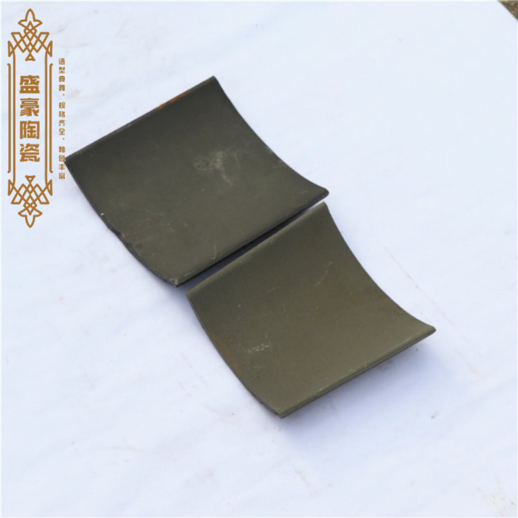 Chinese style antique imitation wet wet small green tiles, waterproof board tiles, ancient architecture, garden roof tiles, strong frost resistance, Shenghao ceramics