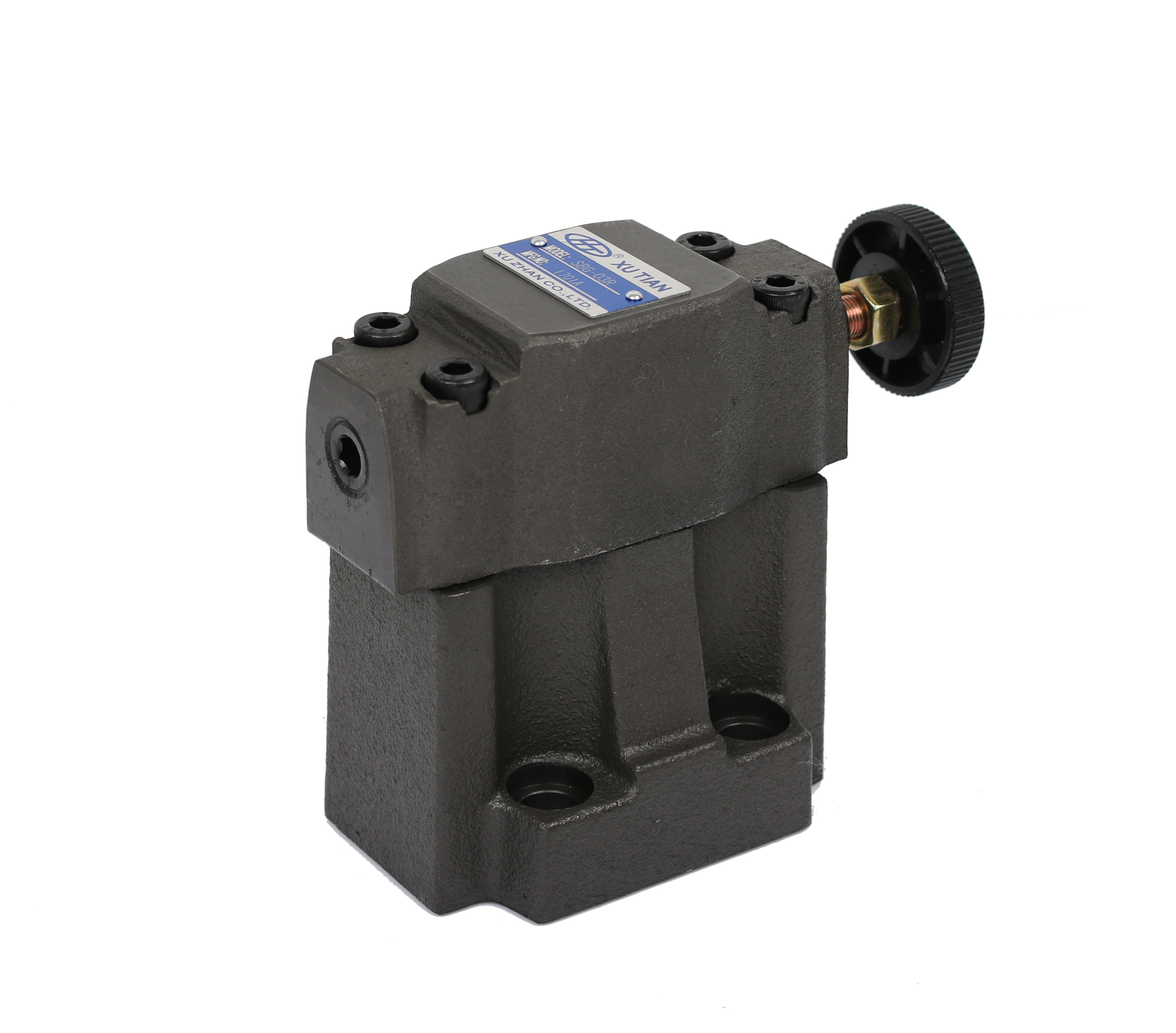 Low noise electromagnetic control SBSG-03 hydraulic solenoid valve pilot control electromagnetic overflow valve pilot valve separately equipped