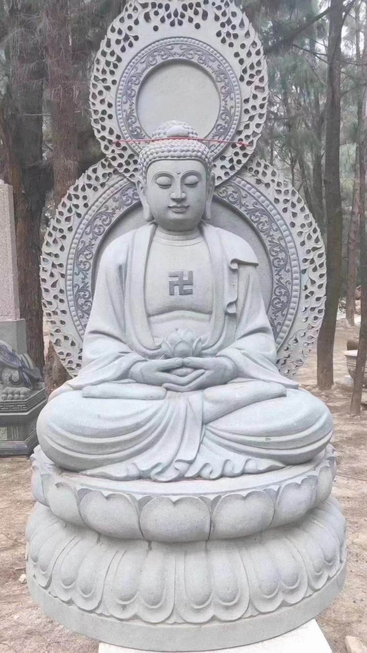 景观古代人物雕刻 石雕观音雕像 法制学校雕塑 厂家有现货